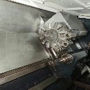 同款两台纽威NL504SC，两轴硬轨，回转直径600mm，切削.