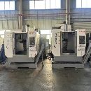同款两台皖南VMC850P加工中心重型机，发那科MF plus系.