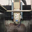 亚威vp1050加工中心，发那科o-m系统，三轴线轨，bt40.
