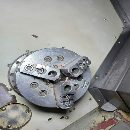 台中精机TV plus-20数控车床，发那科Oi-TD系统，X轴行.