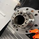 全新安装未用乔峰JHT-800单台卧式加工中心，三轴行程X.