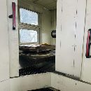 海天800卧加，双工位一度一分，60把链式刀库带中心出.