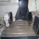 斗山5450加工中心，BT50主轴，硬轨机，带四轴，带中心.