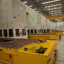 济南二机产，四点多连杆锻压线6000吨，五机联动。带自.