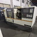 云南精机CK45DL斜轨数控车床，凯恩帝2000系统，6寸卡.