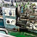 兰州机床厂CW6280D1.5米车床，尾座加装变频进给电机