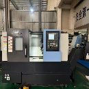 原版原漆同款两台斗山PUMA2450数控车床回转直径650mm.