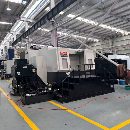 上市公司刚买下一台安装少用日本马扎克双工位卧加型号.
